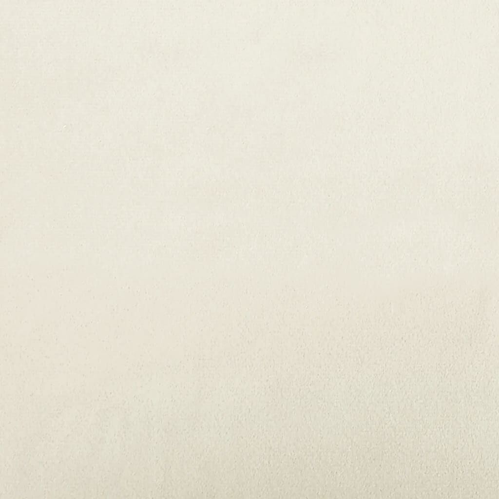 vidaXL Relaxing Chair Cream White Velvet