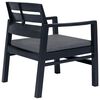 vidaXL 4 Piece Outdoor Lounge Set Plastic Anthracite