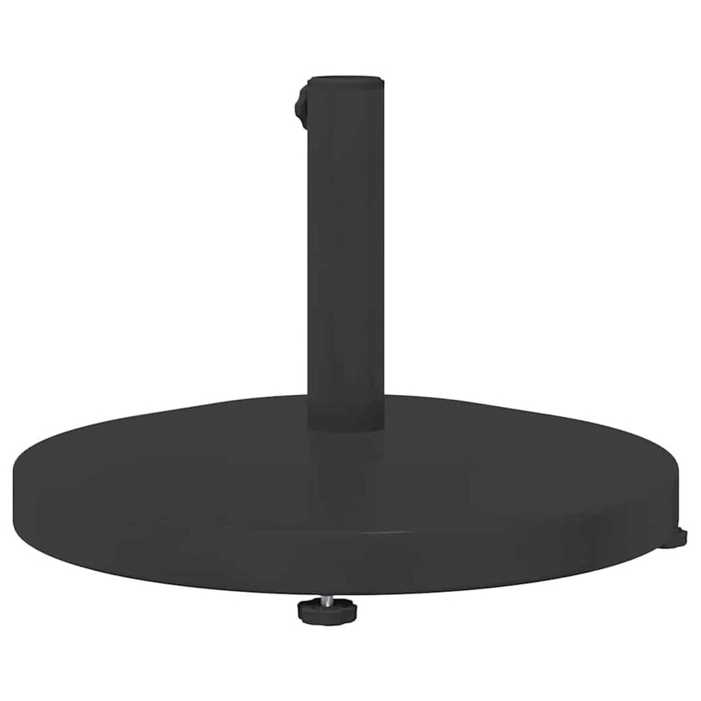 vidaXL Outdoor Umbrella Base Black 48 x 48 x 32 cm Steel, Concrete