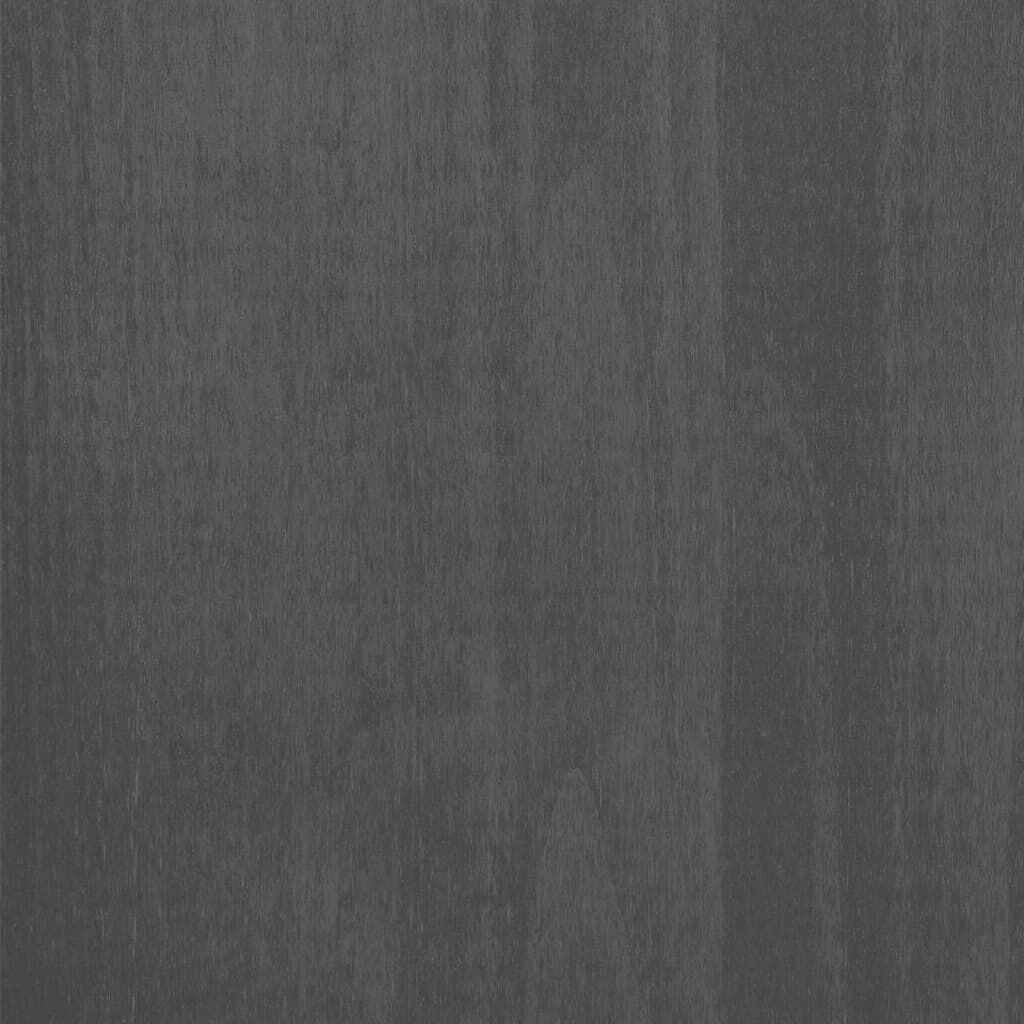 vidaXL Top for Highboard HAMAR Dark Grey 85x35x100cm Solid Wood Pine