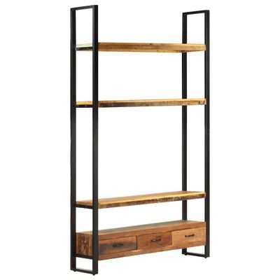 vidaXL Bookshelf 118x30x200 cm Solid Reclaimed Wood