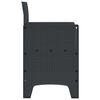 vidaXL Garden Chair 2 pcs Anthracite 53 x 49 x 85 cm PP