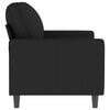 vidaXL 2-Seater Sofa Black 120 cm Velvet
