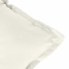 vidaXL Lowback Chair Cushions 6 pcs Melange Cream 100x50x7 cm Fabric