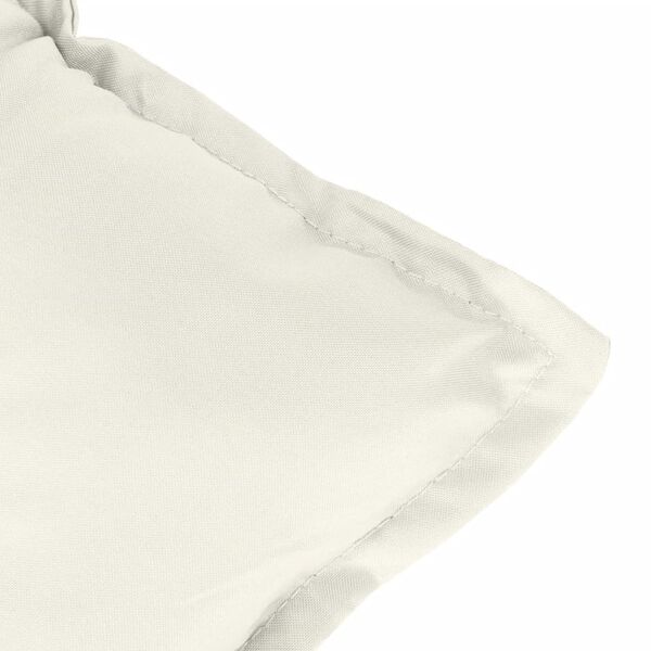 vidaXL Lowback Chair Cushions 6 pcs Melange Cream 100x50x7 cm Fabric