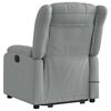 vidaXL Stand up Massage Recliner Chair Light Grey Fabric