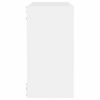vidaXL Wall Cube Shelves 2 pcs White 30x15x30 cm