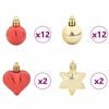 vidaXL Christmas Bauble Set 40 pcs Gold and Red