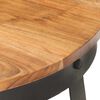 vidaXL Coffee Table Ø68x43 cm Solid Acacia Wood