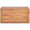 vidaXL Wall-mounted Bathroom Cabinet 60x45x30 cm Solid Teak Wood