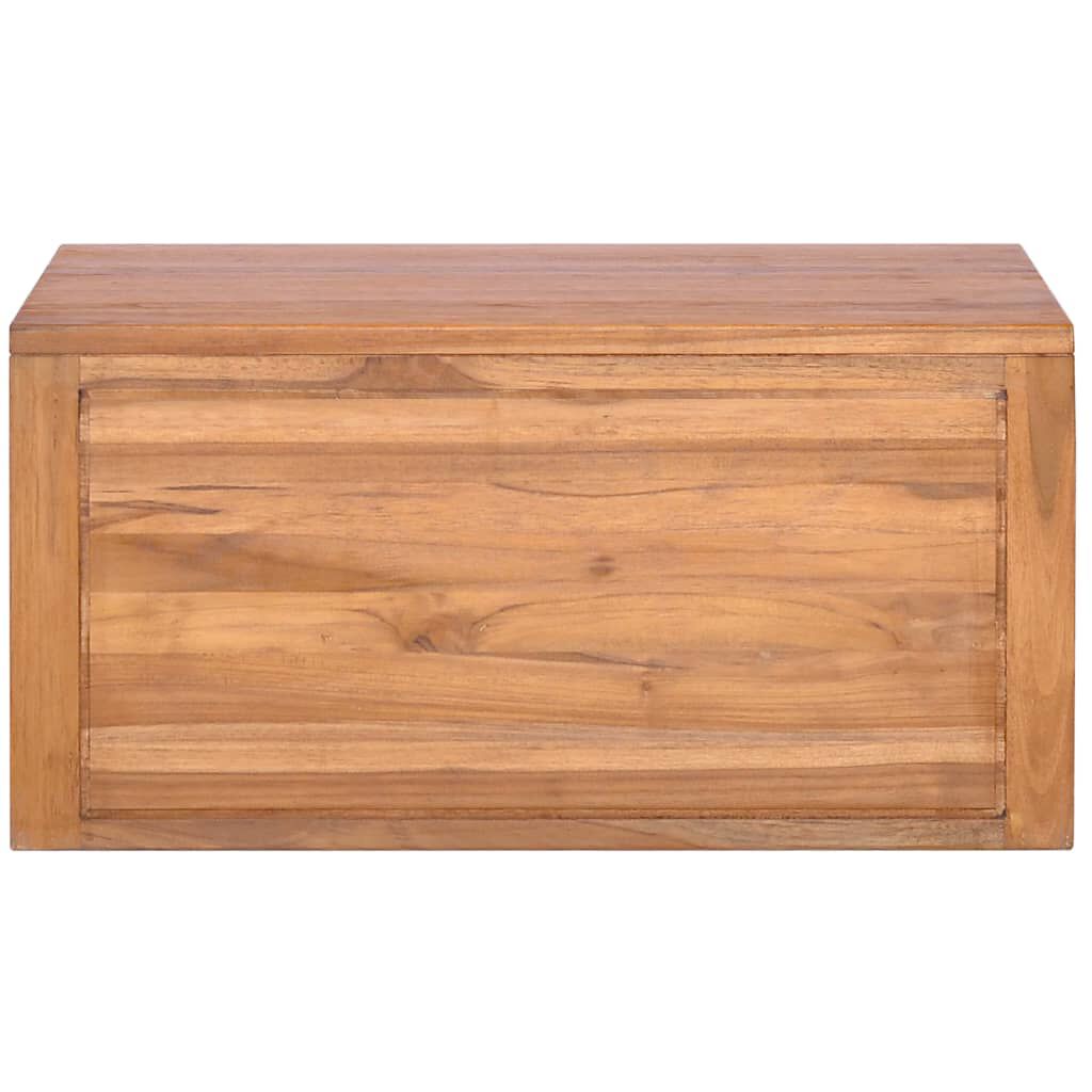 vidaXL Wall-mounted Bathroom Cabinet 60x45x30 cm Solid Teak Wood