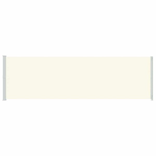 vidaXL Patio Retractable Side Awning 180x600 cm Cream