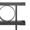 vidaXL Garden Fence Grey Steel