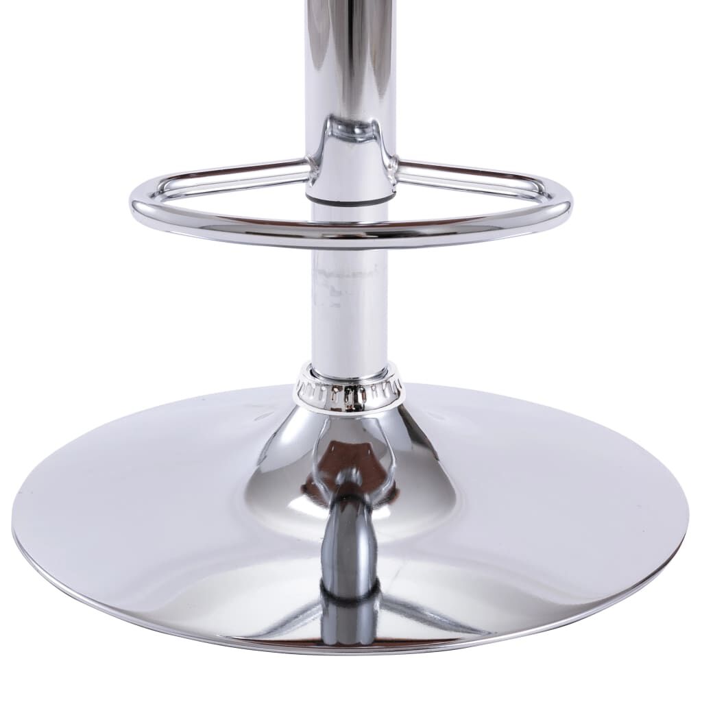 vidaXL Bar Stool Black Faux Leather