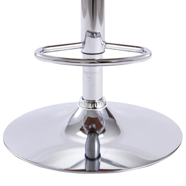 vidaXL Bar Stool Black Faux Leather