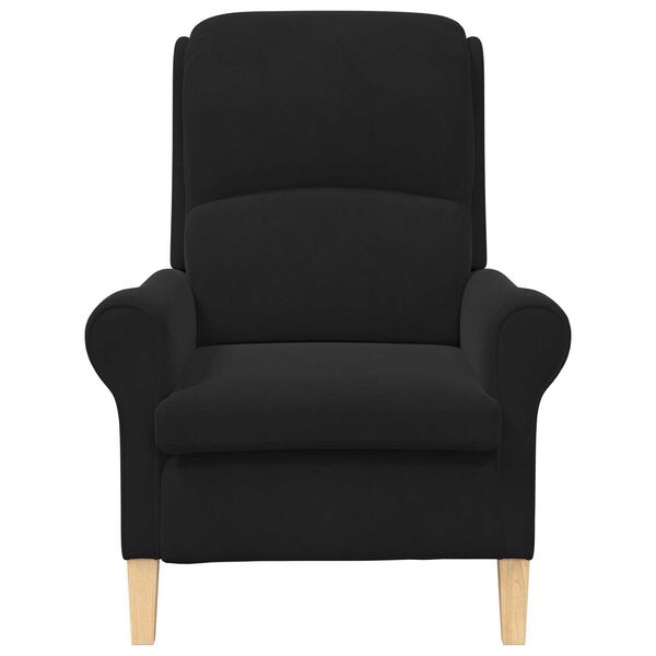 vidaXL Armchair Black 76 x 94 x 102 cm Velvet