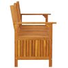 vidaXL Storage Bench 148 cm Solid Wood Acacia