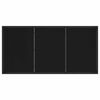 vidaXL Garden Table Black 160 x 80 x 73 cm Metal