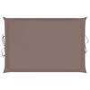 vidaXL Garden Sun Lounger with Cushion Solid Acacia Wood