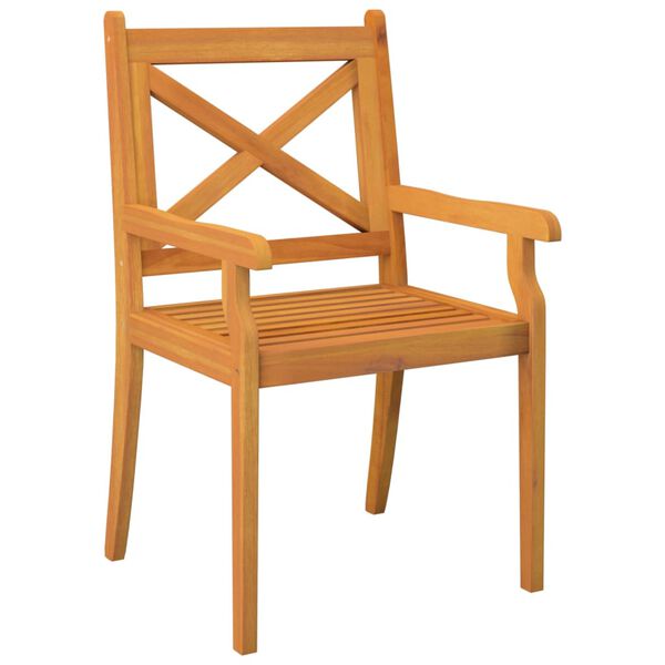 vidaXL 3 Piece Garden Dining Set Solid Wood Acacia