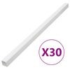 vidaXL Cable Trunking 40x25 mm 30 m PVC