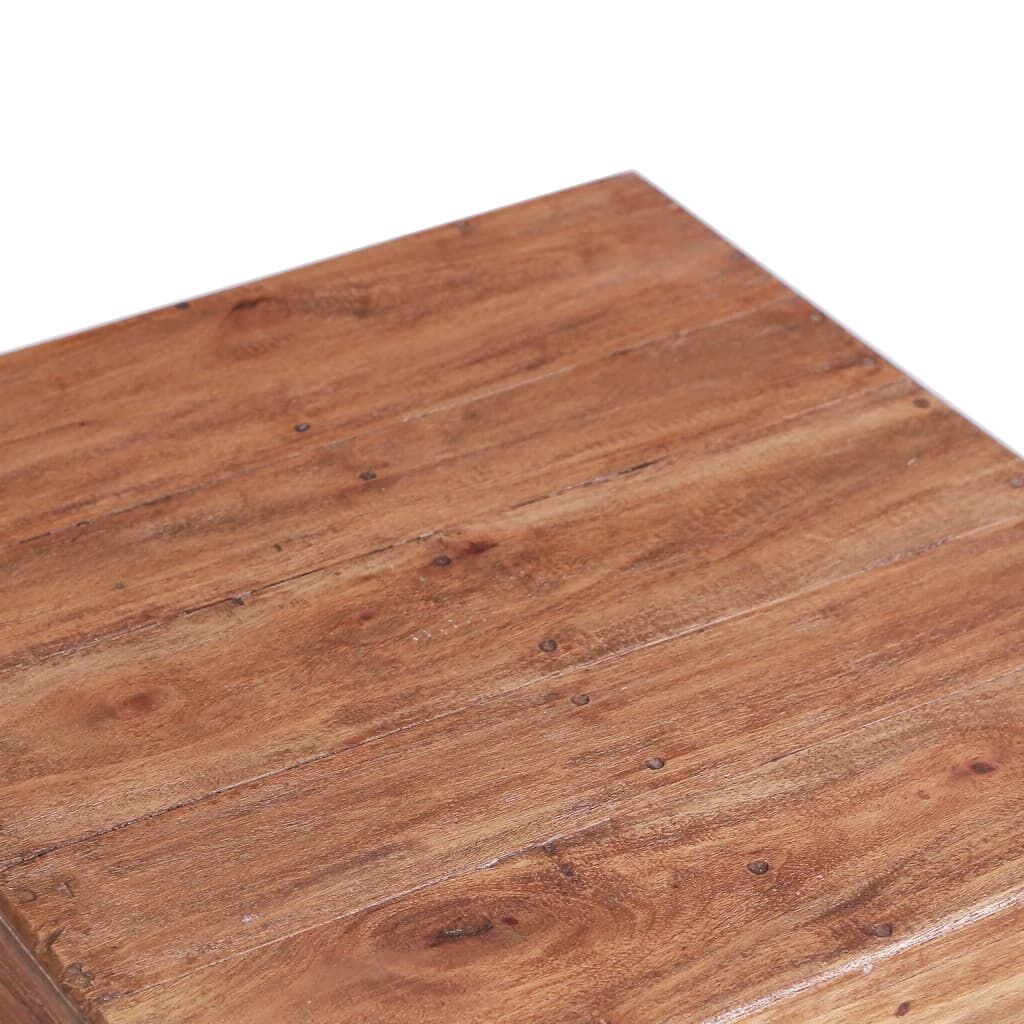 vidaXL Coffee Table 53x50x50 cm Solid Mahogany Wood