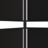 vidaXL 6-Panel Room Divider Black 300x220 cm Fabric