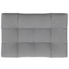 vidaXL Pallet Cushion Grey 120x80x12 cm Fabric