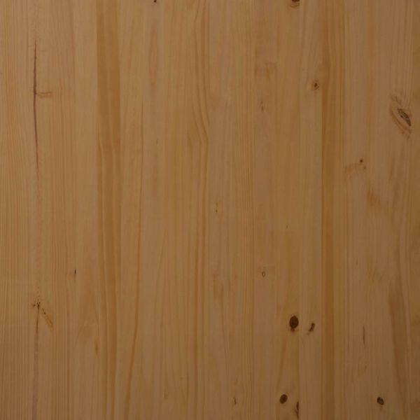vidaXL Rolling Cabinet with Drawers MOSS Honey Brown Solid Wood Pine