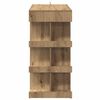vidaXL Bar Table with Storage Rack Artisan Oak 100x48x101.5 cm