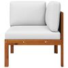 vidaXL Garden Corner Sofas 2 pcs with Cushions Wood Acacia&Rope