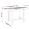 vidaXL Extending Garden Table 110-160x80x75 cm Solid Wood Teak