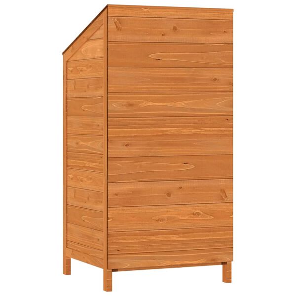 vidaXL Garden Shed Brown 55x52x112 cm Solid Wood Fir