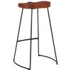 vidaXL Gavin Bar Stools 2 pcs 50x40x78 cm Solid Wood Mango