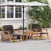 vidaXL Outdoor Dining Set Brown Solid Acacia Wood