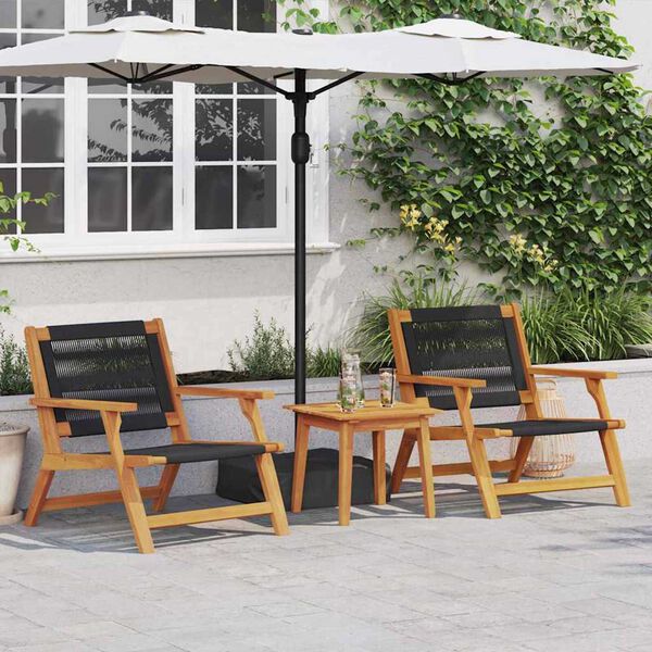 vidaXL Outdoor Dining Set Brown Solid Acacia Wood