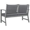 vidaXL 4 Piece Garden Lounge Set with Cushions Solid Acacia Wood