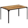 vidaXL Dining Table 140x80x76 cm Solid Mango Wood