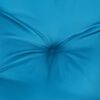 vidaXL Garden Bench Cushion Light Blue 100x(50+50)x7cm Oxford Fabric