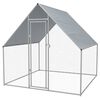 vidaXL Outdoor Chicken Cage 2x2x1,92 m Galvanised Steel