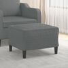 vidaXL Footstool Dark Grey 60x50x41 cm Fabric