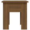 vidaXL Coffee Table Brown Oak 40x40x42 cm Engineered Wood