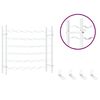 vidaXL Wine Rack for 36 Bottles White Metal