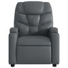 vidaXL Electric Massage Recliner Chair Grey Faux Leather