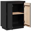 vidaXL Sideboard Black 60x34x75 cm Solid Wood Pine