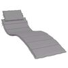 vidaXL Sun Lounger Cushion Grey 186x58x4cm Oxford Fabric
