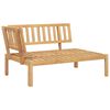 vidaXL 2 Piece Garden Pallet Sofa Set with Cushions Solid Wood Acacia