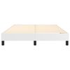 vidaXL Box Spring Bed Frame White Full Faux Leather (US Only)