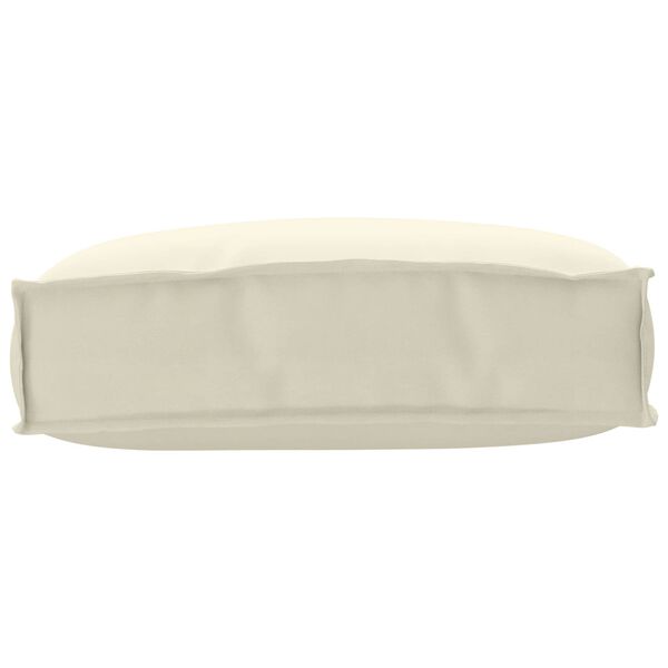 vidaXL Cushion Cream 50 x 40 x 12 cm Oxford Fabric