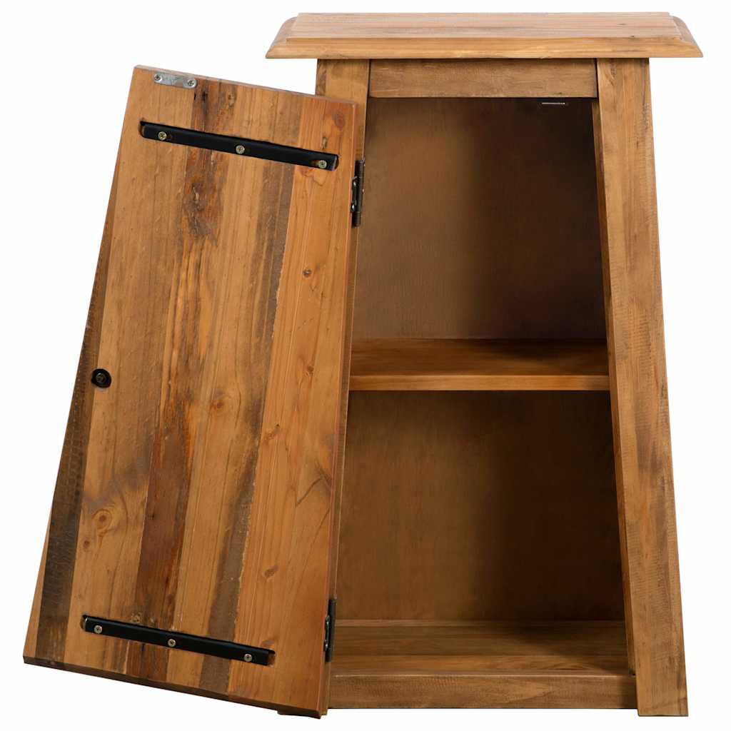 vidaXL Bathroom Wall Cabinet Solid Pinewood 42x23x70 cm